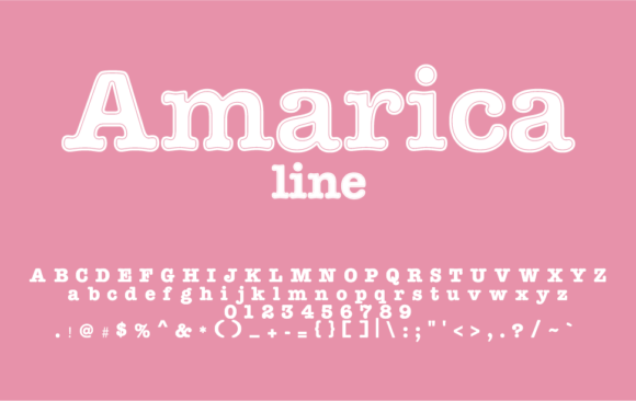 Amarica Line: A Display Font That Anchors Editorial Mood