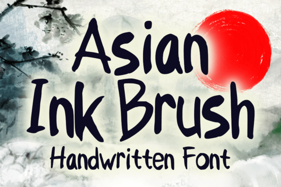 Asian Ink Brush: A Thoughtful Display Font for Editorial Warmth