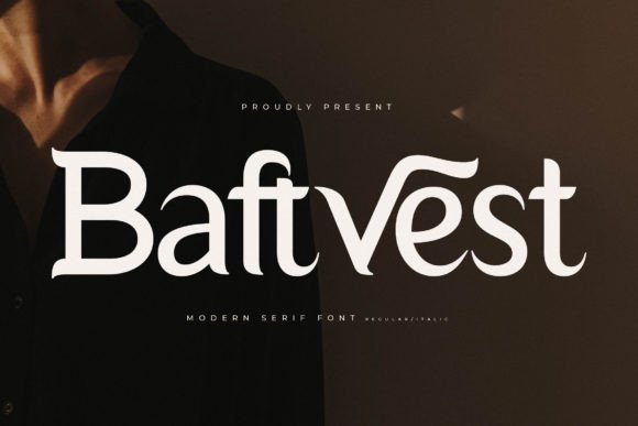 Baftvest: A Luxurious Display Font for Elegant Brand Identities