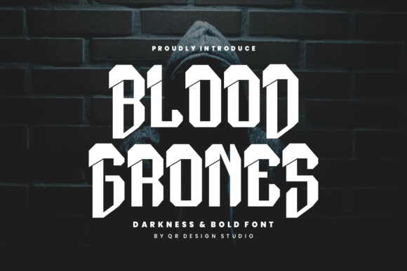 Blood Grones: A Bold Display Font That Elevates Real Branding