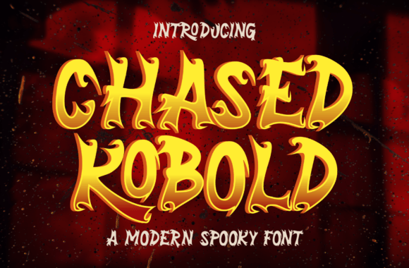 Chased Kobold: A Spooky Display Font for Hauntingly Good Crafts