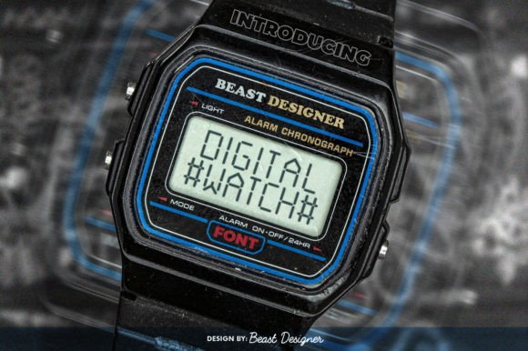 Digital Watch Font: Clean, Legible Display Type for Digital Interfaces