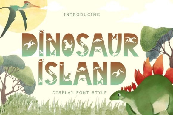Dinosaur Island: A Playful Display Font with Editorial Charm