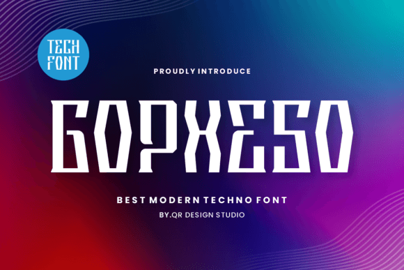 Gopxeso: A Distinctive Display Font for Editorial Impact