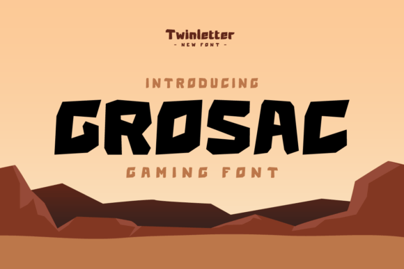 Grosac: A Vibrant Display Font for Digital Brand Moments