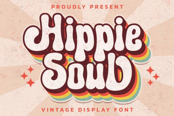 Hippie Soul: A Fun, Groovy Display Font for Real Branding Projects