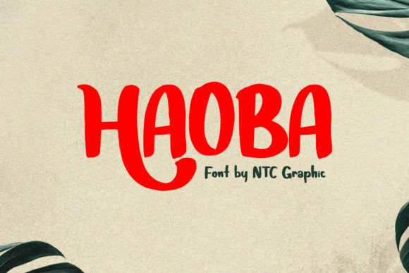 Hoaba: A Playful Handwritten Display Font for Digital Brands