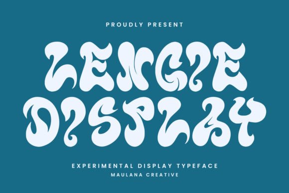 Lengie: A Psychedelic Display Font That Actually Works