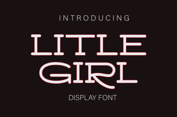Litle Girl: A Playful Display Font for Digital Branding