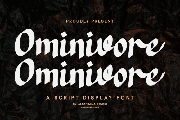 Omnivore: A Display Font That Anchors Editorial Mood