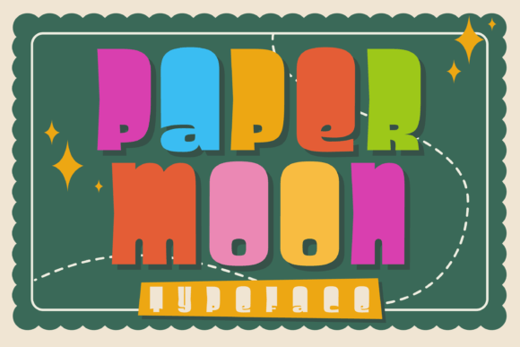 Paper Moon: A Playful Display Font for Editorial Charm