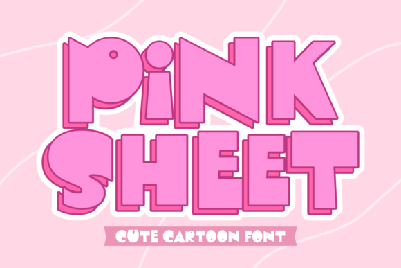 Pink Sheet: A Display Font That Feels Like Sunlight on Paper