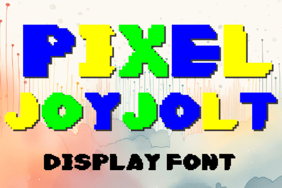 Pixel Joyjolt: A Playful Display Font for Editorial Impact
