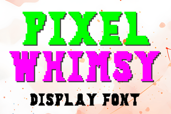 Pixel Whimsy: A Playful Display Font for Digital Branding