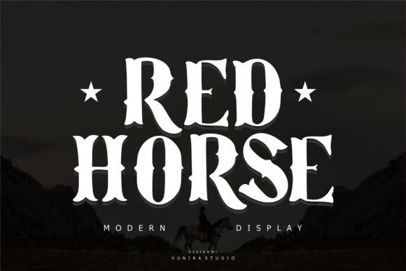Red Horse: A Wild West Display Font That Feels Like Home