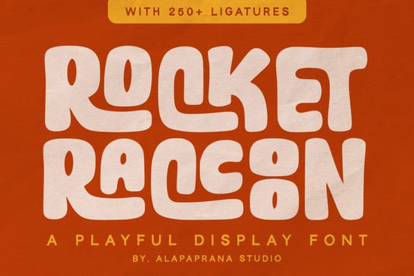 Rocket Raccoon: A Modern Display Font for Digital Branding