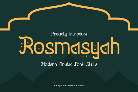 Rosmasyah: A Display Typeface That Commands Attention