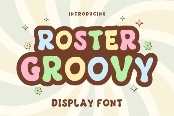 Roster Groovy: A Playful Retro Serif Font for Campaign Headlines