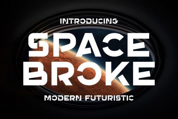 Space Broke: A Futuristic Display Font That Elevates Digital Branding