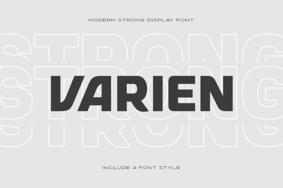 Varien: A Futuristic Display Font That Delivers on Clarity and Character